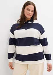 Oversized genser med krage, bonprix