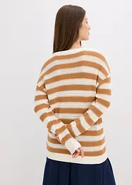 Oversized genser i 100% bomull, bonprix