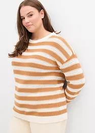 Oversized genser i 100% bomull, bonprix