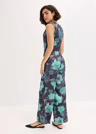Jumpsuit i lett sateng, bonprix