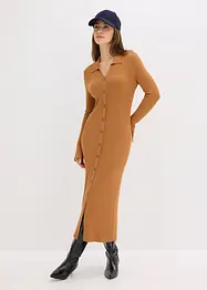 Strikket kjole i myk viskosemiks, bonprix