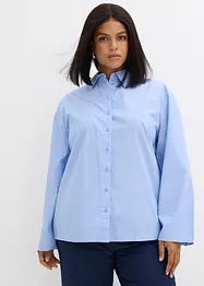 Skjortebluse i 100% bomull, bonprix