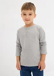 Bestefarstrøye, langermet med økologisk bomull (2-pack), bonprix