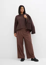Lang topp i lett materiale, bonprix