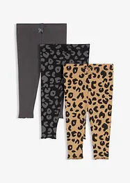 Leggings i 100% økologisk bomull (3-pack), bonprix