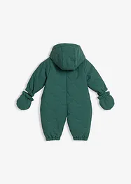 Vattert dress med votter som kan kneppes av, bonprix