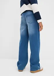 Loose Fit-jeans med regulerbar linning, Straight, bonprix