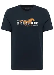 T-skjorte "Austin" i 100% økologisk bomull fra Mustang, Mustang Jeans