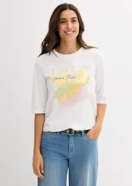 T-skjorte i 100% økologisk bomull, bonprix