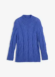 Genser med flettemønster, bonprix