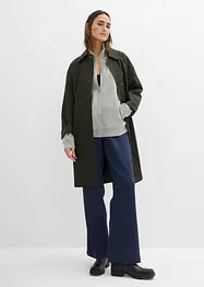 Jakke i scuba-materiale med glidelås, bonprix