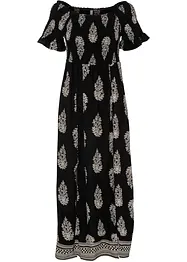 Off shoulder-kjole i lett viskose, bonprix