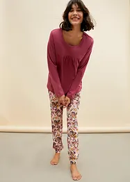 Pyjamas i 100% økologisk bomull, bonprix