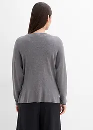 Cardigan i viskosemiks og innsvingt modell, bonprix