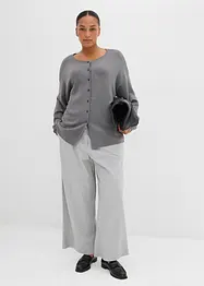 Cardigan i viskosemiks og innsvingt modell, bonprix