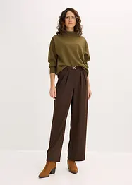 Oversized sweatshirt av mykt scubamateriale, bonprix