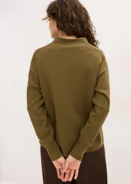 Oversized sweatshirt av mykt scubamateriale, bonprix