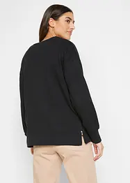 Sweatshirt i bomullsmiks, bonprix