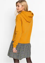 Sweatkjole i 2-i-1-stil, bonprix