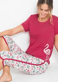 Capri-pyjamas i 100% bomull, bonprix