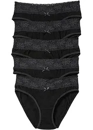 Truse med blonder (5-pack), bonprix