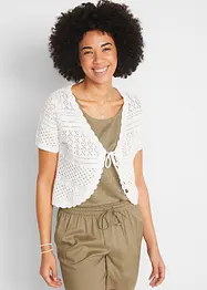 Kort, heklet bolero, bonprix