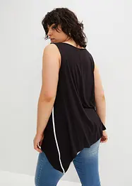 Lang topp i myk viskose, bonprix