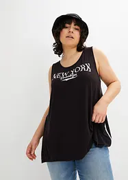 Lang topp i myk viskose, bonprix