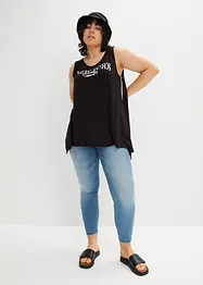 Lang topp i myk viskose, bonprix