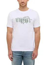 T-skjorte "Austin" i 100% bomull fra Mustang, Mustang Jeans