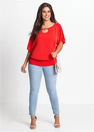 Bluse i 100% viskose, bonprix