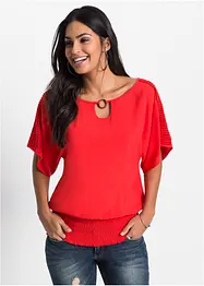 Bluse i 100% viskose, bonprix