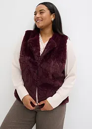 Vest i fuskepels, bonprix