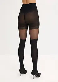 Formende strømpebukse i overknee-look, bonprix