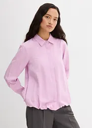 Satengbluse i viskosemiks, bonprix