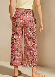 7/8-lang, vid culottes i jersey med bred, vaflet linning, bonprix