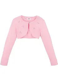 Strikket bolero med sommerfugl-applikasjon, bonprix
