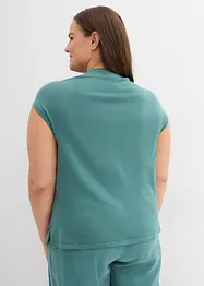 Finstrikket vest i myk viskosemiks, bonprix