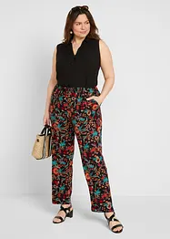 Pull on-bukse i viskose, bonprix