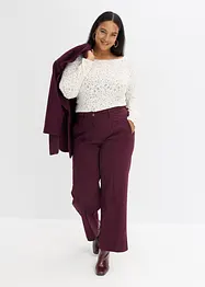 Blondetopp med lodden overflate, bonprix