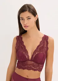 Bralette i tynt blondemateriale, bonprix