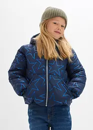 Vannavvisende vinterjakke med teddyfôr, bonprix