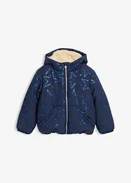 Vannavvisende vinterjakke med teddyfôr, bonprix