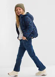 Vannavvisende vinterjakke med teddyfôr, bonprix