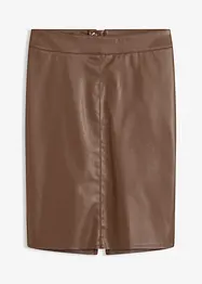 Trendy blyantskjørt i imitert skinn, bonprix