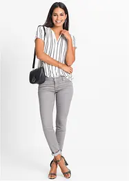 Kortermet bluse i 100% viskose, bonprix