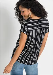 Kortermet bluse i 100% viskose, bonprix