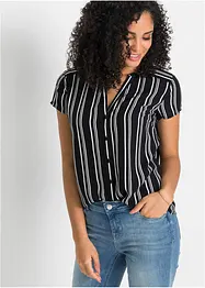 Kortermet bluse i 100% viskose, bonprix
