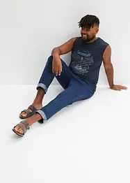 Singlet i vasket stil ,av 100% økologisk bomull, bonprix