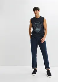 Singlet i vasket stil ,av 100% økologisk bomull, bonprix